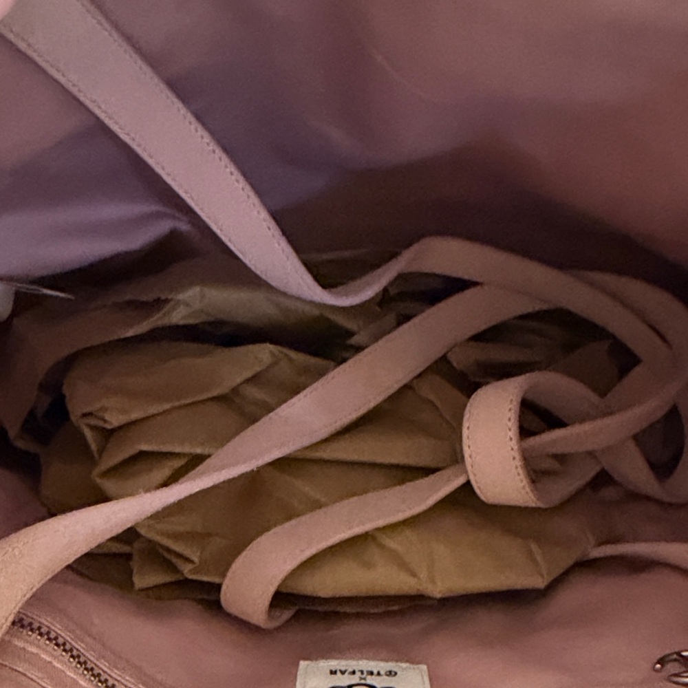 Telfar Blush Shearling Tote Bag - Picture 4 of 15